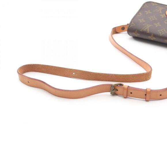 LOUIS VUITTON Brown Monogram Leather Shoulder Bag - Picture 9 of 12